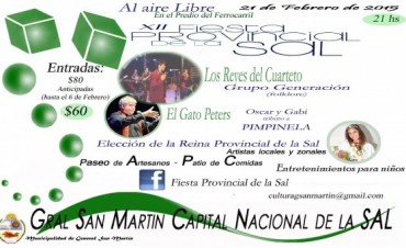 INSCRIPCIÓN DE ARTESANOS Y POSTULANTES A REINA PARA LA FIESTA DE LA SAL
